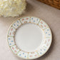 Antique MZ Austria Porcelain Plate with Blue & Pink Flowers