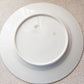 Antique MZ Austria Porcelain Plate with Blue & Pink Flowers