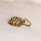Gold Tone Brass Apple in Basket Wall Hook