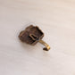 Gold Tone Brass Apple in Basket Wall Hook