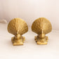 Medium Gold-Tone Peacock Bookends