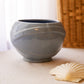 Gray Blue Hand Thrown Pottery Stoneware Bowl or Planter