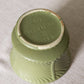 Vintage McCoy Pottery Floraline Green Footed Ceramic Planter