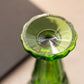 Vintage Medium Green Glass Moon & Star Vase