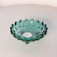 Vintage Small Indiana Whitehall Evergreen 3-Toed Glass Dish