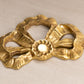 Large Brass Bow Wall Decor