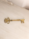 Large Brass Key Paperweight Figurine