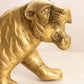 Large Brass Tiger Figurine