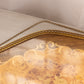 Vintage Large Marquetry Floral Wood Veneer Tray with Gold-Tone Details