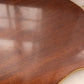 Vintage Large Marquetry Floral Wood Veneer Tray with Gold-Tone Details