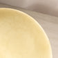 Large Cream Alabaster Footed Bowl on White Alabaster Base
