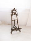 Large Dark Brass Easel with Fancy Designs