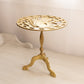 Large Gold Tone Brass Stand with Squirrel Design on Top