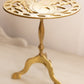 Large Gold Tone Brass Stand with Squirrel Design on Top