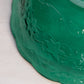Large Princess House Emerald Green Glass Fantasia Floral Bowl