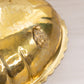 Large Oval Hammared Brass 4-Toed Planter (Made in Italy)