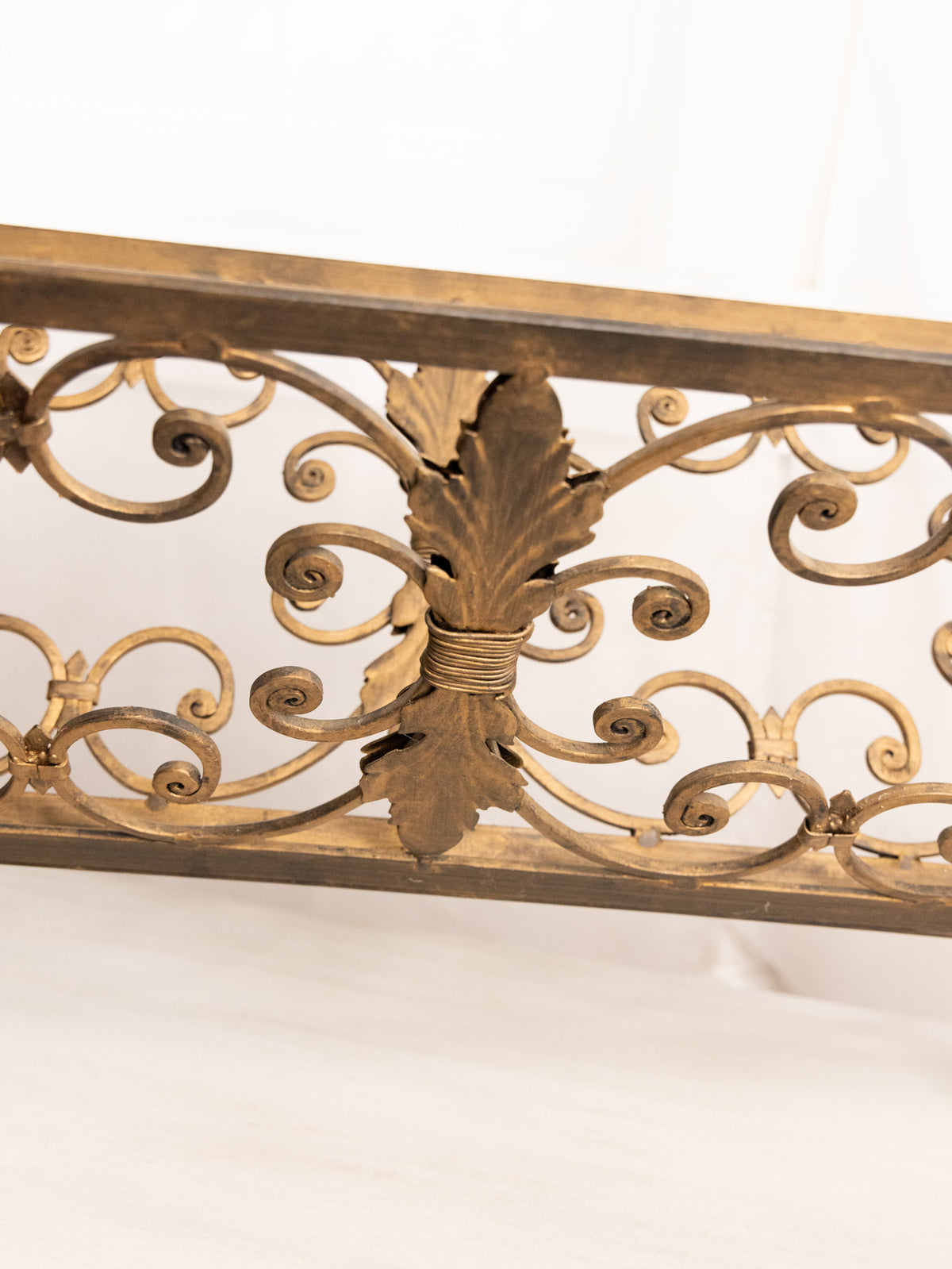 Fanci Rack Large Rectangular Gold Tone Metal Folding Rack with Fancy Designs – Gem ...