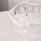Large Tiffany & Co Floral Vine Thick Crystal Bowl