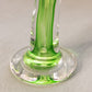 LE Smith Handblown Art Glass Jack-in-the-Pulpit Vase
