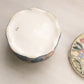 Medium Blue & Yellow Ceramic Lidded Floral Jar
