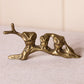 Small Brass 3 Owls on Branch Figurine