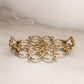 Medium Brass Apple Trivet Tray with 2 Handles