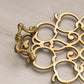 Medium Brass Apple Trivet Tray with 2 Handles