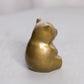 Medium Brass Bear Figurine