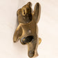 Medium Brass Bear with Leg Up Wall Hook