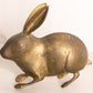 Medium Brass Bunny Rabbit Figurine