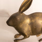Medium Brass Bunny Rabbit Figurine