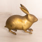 Medium Brass Bunny Rabbit Figurine