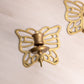 Medium Brass Butterfly Wall Sconce Candleholder
