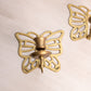Medium Brass Butterfly Wall Sconce Candleholder