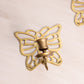 Medium Brass Butterfly Wall Sconce Candleholder