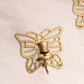 Medium Brass Butterfly Wall Sconce Candleholder