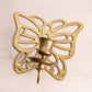 Medium Brass Butterfly Wall Sconce Candleholder
