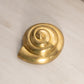 Medium Brass Circular Shell Wall Decor