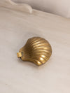 Medium Brass Clam Shell Hinged Lidded Dish