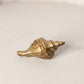 Medium Brass Conch Shell Figurine