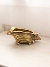 Medium Brass Conch Shell Planter