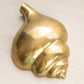 Medium Brass Conch Shell Wall Decor