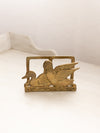 Medium Brass Duck Napkin Letter Holder