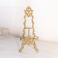 Medium Brass Easel with Floral Designs