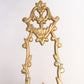 Medium Brass Easel with Floral Designs