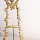 Medium Brass Easel with Floral Designs