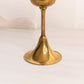 Medium Brass Floral Votive/Tea Light Holder Candlestick
