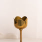Medium Brass Floral Votive/Tea Light Holder Candlestick