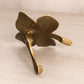 Medium Brass Four Leaf Clover Leaf Door Knocker