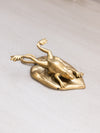 Medium Brass Gold Tone Frog Clip
